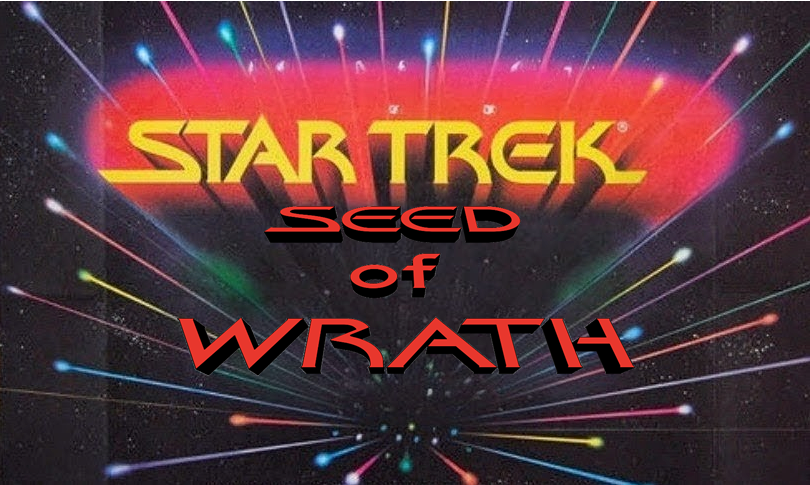 "Seed of Wrath" logo in the style of Wrath of Khan.